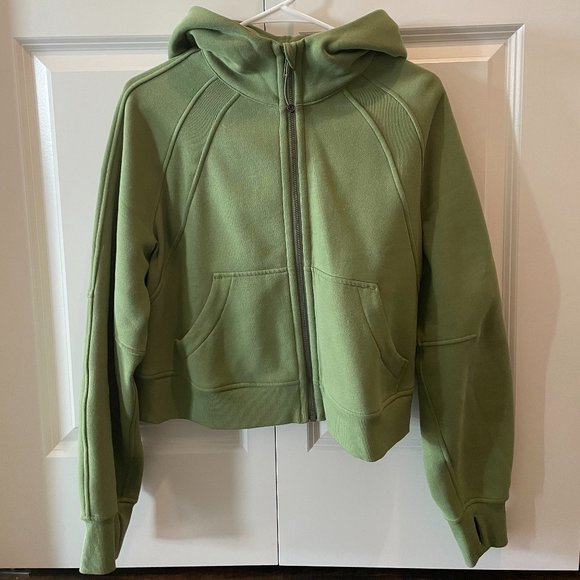 Lululemon Scuba Oversized Full-Zip Hoodie size XS/S Green - Picture 1 of 4